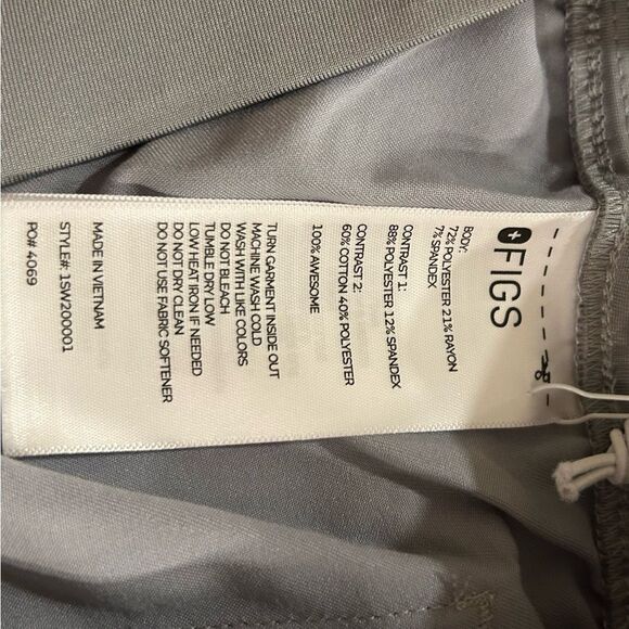 Figs Light Gray Women’s 2.0 Jogger Scrubs Size 3X New with tags MSRP 48.00 - Picture 8 of 13